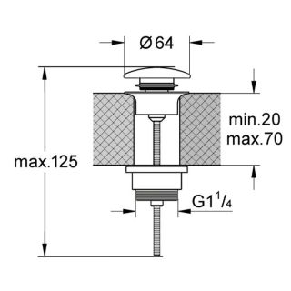 Донный клапан Kerasan Nolita 923311 Verde muschio
